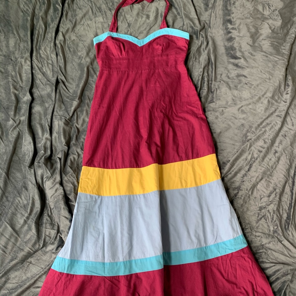Colorful Anthropologie Maxi Dress